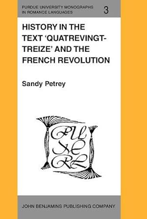 Bild des Verkufers fr History in the Text 'Quatrevingt-Treize' and the French Revolution zum Verkauf von JLG_livres anciens et modernes