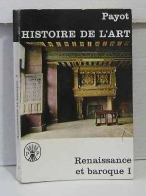 Seller image for Renaissance et baroque tome 1 for sale by JLG_livres anciens et modernes