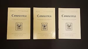 AA. VV. Rivista Conoscenza. Accademia di Studi Gnostici. 1986. n. 1-3/4-5/6