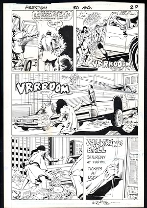 Firestorm #50 Page 20 Original Comic Book Art - Rafael Kayanan