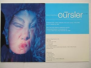 Immagine del venditore per Tony Oursler Introjection mid career survey 1976-1999 Williams College Exhibition invite postcard venduto da ANARTIST