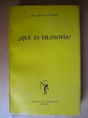 Imagen del vendedor de Que es Filosofa? a la venta por Versandantiquariat Harald Gross