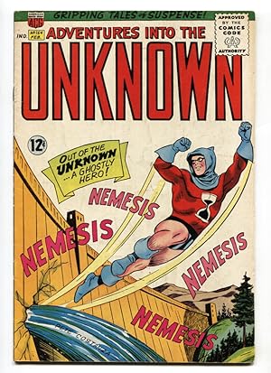 Immagine del venditore per ADVENTURES INTO THE UNKNOWN #154 comic book 1965 ORIGIN NEMISIS venduto da DTA Collectibles