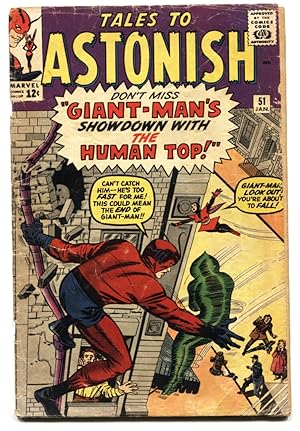 Immagine del venditore per Tales to Astonish #51-WASP-GIANT-MAN-1964-Jack Kirby Marvel G/VG venduto da DTA Collectibles