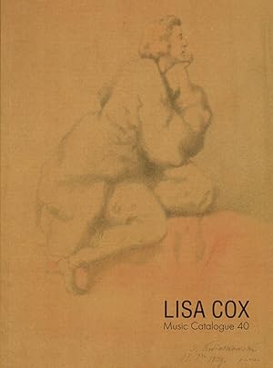 Imagen del vendedor de LISA COX MUSIC. Catalogue 40. a la venta por Blue Mountain Books & Manuscripts, Ltd.