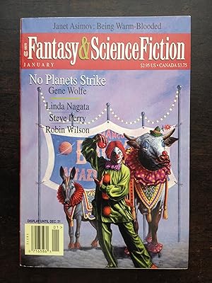 Seller image for THE MAGAZINE OF FANTASY & SCIENCE FICTION VOL. 92 NO. 1 JANUARY 1997: "No Planets Strike " Short Story By Gene Wolfe for sale by Astro Trader Books IOBA