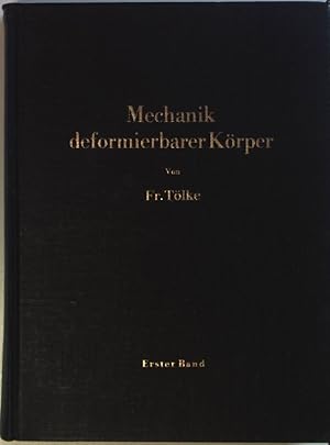 Seller image for Mechanik deformierbarer Krper: ERSTER BAND: Der punktfrmige Krper. for sale by books4less (Versandantiquariat Petra Gros GmbH & Co. KG)