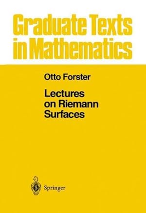 Immagine del venditore per Lectures on Riemann Surfaces venduto da AHA-BUCH GmbH