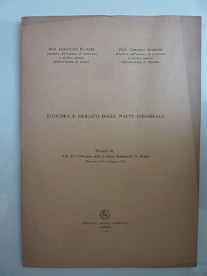 Immagine del venditore per ECONOMIA E MERCATO DELLE PIANTE INDUSTRIALI venduto da Historia, Regnum et Nobilia