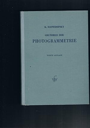 Immagine del venditore per Grundriss der Photogrammetrie venduto da manufactura