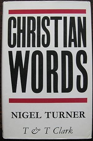 Christian Words by Nigel Turner. 1980. 1st Edition