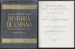 R. MENENDEZ PIDAL.TOMO XIX VOLUMEN I. ESPAÑA EN TIEMPO DE FELIPE II