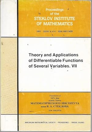 Theory and applications of differentiable functions of several Variables. VII (Proceedings of the...