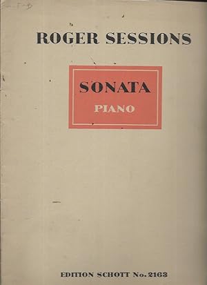 Sonata Piano [Piano Sonata No. 1; Edition Schott No.2163: 1931]