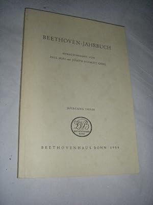 Beethoven-Jahrbuch. Jahrgang 1957/58