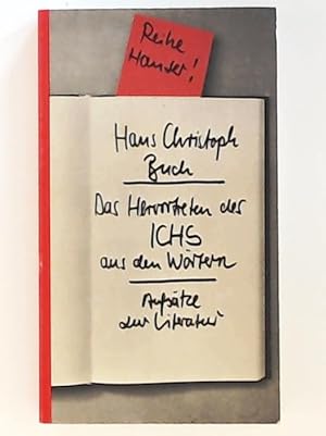 Imagen del vendedor de Das Hervortreten des Ichs aus den Wrtern. Aufstze zur Literatur. a la venta por Leserstrahl  (Preise inkl. MwSt.)