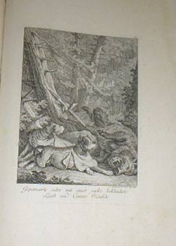 Gepanzerte oder mit einer Jacke bekleidete Leib und Camer Hunde. First edition of the engraving