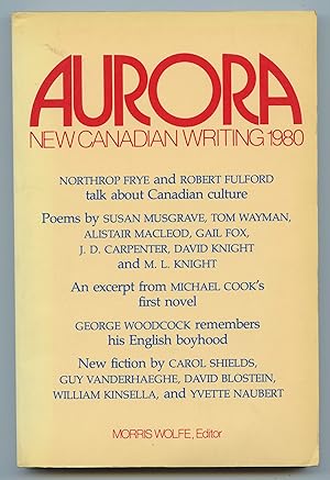 Seller image for Aurora: New Canadian Writing 1980 for sale by Attic Books (ABAC, ILAB)