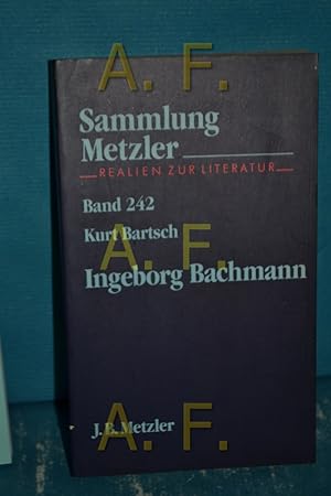 Bild des Verkufers fr Ingeborg Bachmann Sammlung Metzler , Bd. 242 zum Verkauf von Antiquarische Fundgrube e.U.