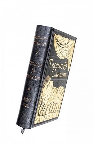 Bild des Verkufers fr Troilus and Criseyde by Geoffrey Chaucer Edited by Arundell Del Re With Wood Engravings by Eric Gill. 2 Vols. in Slipcase zum Verkauf von ERIC CHAIM KLINE, BOOKSELLER (ABAA ILAB)