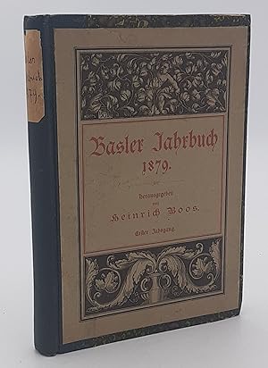 Bild des Verkufers fr Basler Jahrbuch 1879. zum Verkauf von Zephyr Books