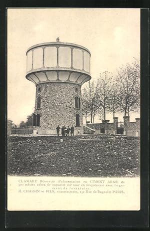 Ansichtskarte Clamart, Blick zum Wasserturm