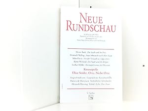 Imagen del vendedor de Neue Rundschau, H.2, Kosmopolis, ber Stdte, Orte, Nicht-Orte a la venta por Book Broker