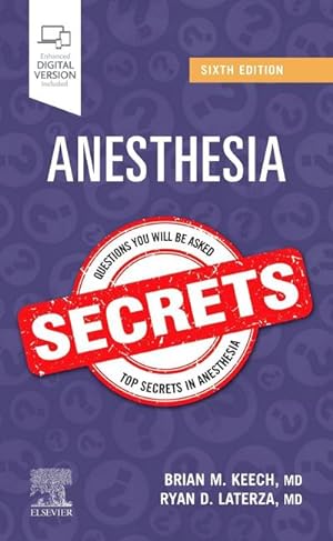 Immagine del venditore per Anesthesia Secrets venduto da BuchWeltWeit Ludwig Meier e.K.