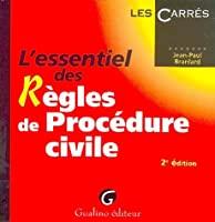 Bild des Verkufers fr L'essentiel Des Rgles De Procdure Civile zum Verkauf von RECYCLIVRE