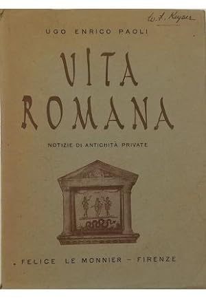 VITA ROMANA Notizie di antichità private