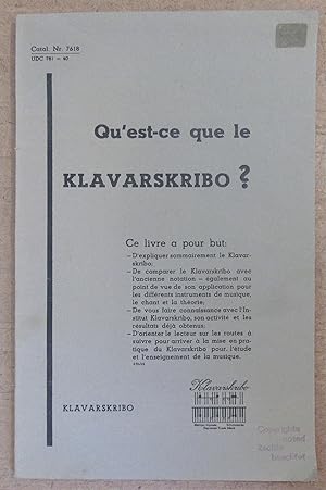 Qu'est-ce que le Klavarskribo ?