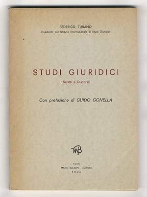 Studi giuridici. (Scritti e discorsi). Con prefazione di Guido Gonella.