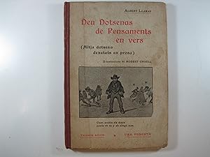 Seller image for DEU DOTSENAS DE PENSAMENTS EN VERS,: MITJA DOTSENA DAXATATS EN PROSA for sale by Costa LLibreter