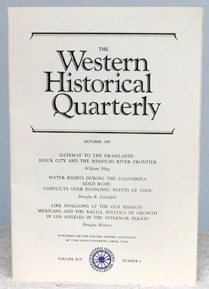 Immagine del venditore per The Western Historical Quarterly October 1983 Volume XIV Number 4 venduto da Argyl Houser, Bookseller