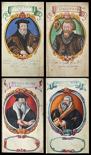 Portraitsammlung von Humanisten, reformierten Theologen, Gelehrten und Wissenschaftlern. / Portra...