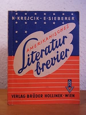 Bild des Verkufers fr Amerikanisches Literaturbrevier. Eine Anthologie in Prosa und Vers zum Verkauf von Antiquariat Weber