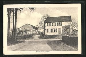 Ansichtskarte Bertrambois, Blick zur Grenze