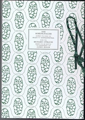 Der Rosenkavalier. Komödie für Musik von Hugo v. Hofmannsthal. Musik von Richard Strauss. Skizzen...