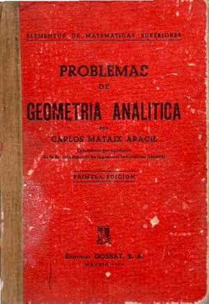 Imagen del vendedor de Problemas de Geometra Analtica a la venta por SOSTIENE PEREIRA