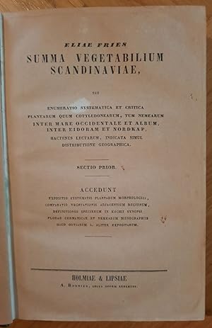 Summa vegetabilium Scandinaviae, seu enumeratio systematica et critica plantarum quum cotyledonea...