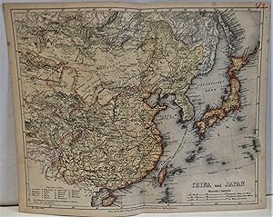 Meyers Konversations-Lexikon 1867: China und Japan map revised 1865