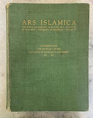Ars Islamica: Vol IV