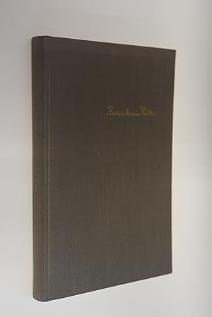 Bild des Verkufers fr Rilkes Leben und Werk im Bild. Ingeborg Schnack. Mit e. biograph. Essay von J. R. von Salis zum Verkauf von Antiquariat Biebusch