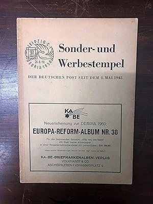 Verzeichnis der Sonder- und Werbestempel der deutschen Post seit dem 8. Mai 1945.