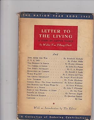 Image du vendeur pour LETTER TO THE LIVING A Story of Captive France. The Nation Year Book 1942 mis en vente par Meir Turner