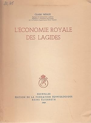 Bild des Verkufers fr L'conomie royale des Lagides. zum Verkauf von Librarium of The Hague