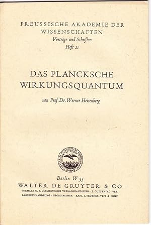 Das Plancksche Wirkungsquantum.