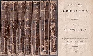 Shakspeare s dramatische Werke. Uebersetzt von August Wilhelm von Schlegel. Bände 2-8 (von 9)