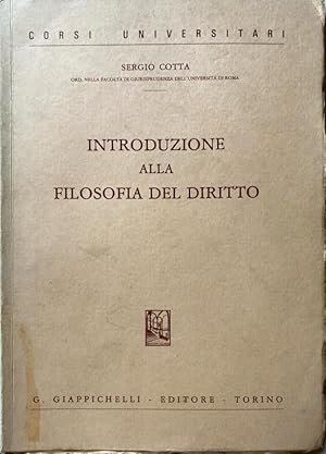 INTRODUZIONE ALLA FILOSOFIA DEL DIRITTO