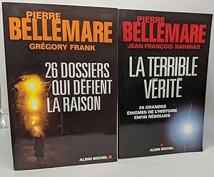 6 livres d'histoires de Pierre Bellemare: 26 dossiers qui défient la raison + La terrible vérité ...